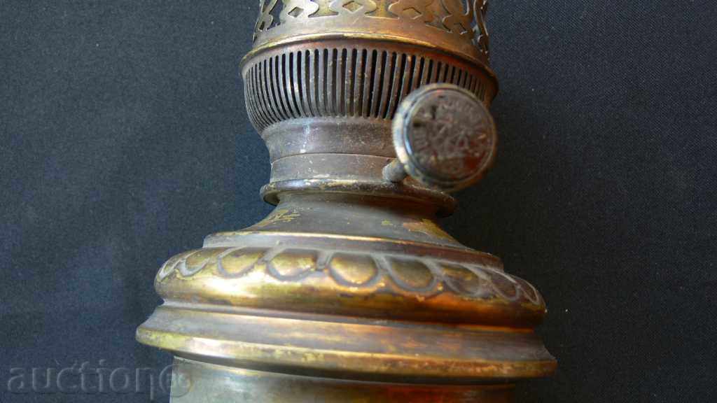 Delivery of BEAUTIFUL OLIVE GAS LAMP - BRONZE