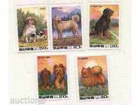 Чисти марки   Кучета 1994 от Северна Корея