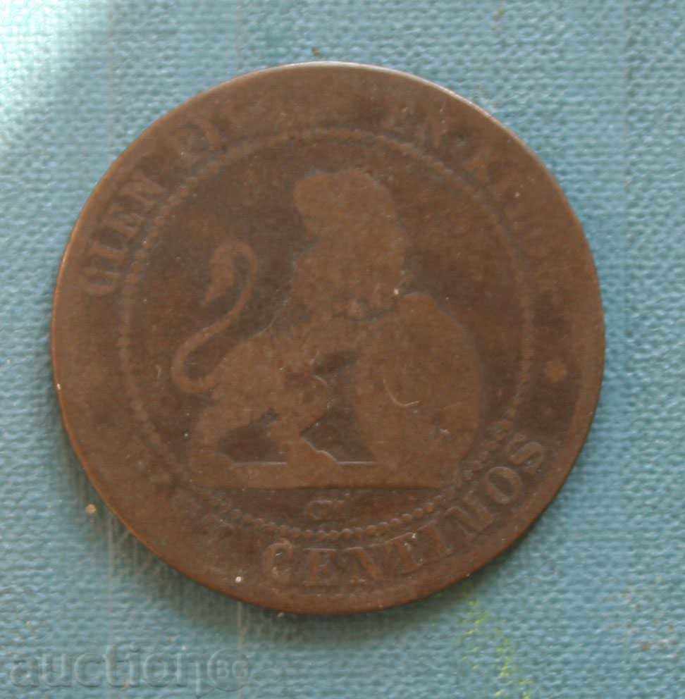 10 сантима  1870  Испания