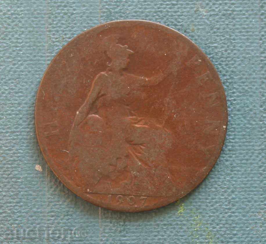 1/2 penny 1907 United Kingdom