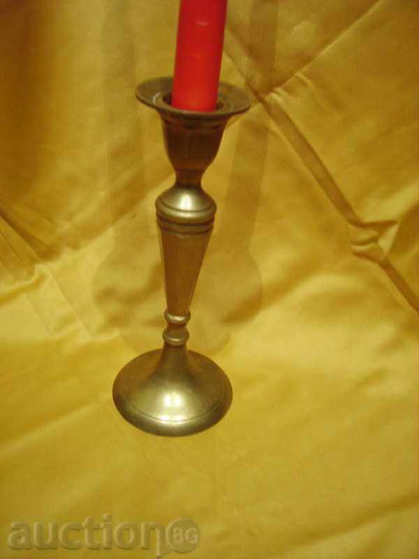 Old bronze candlestick with price 30.00 BGN | € 15.34