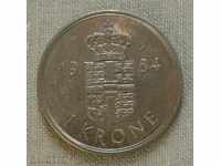 1 Kroon 1984 Danemarca