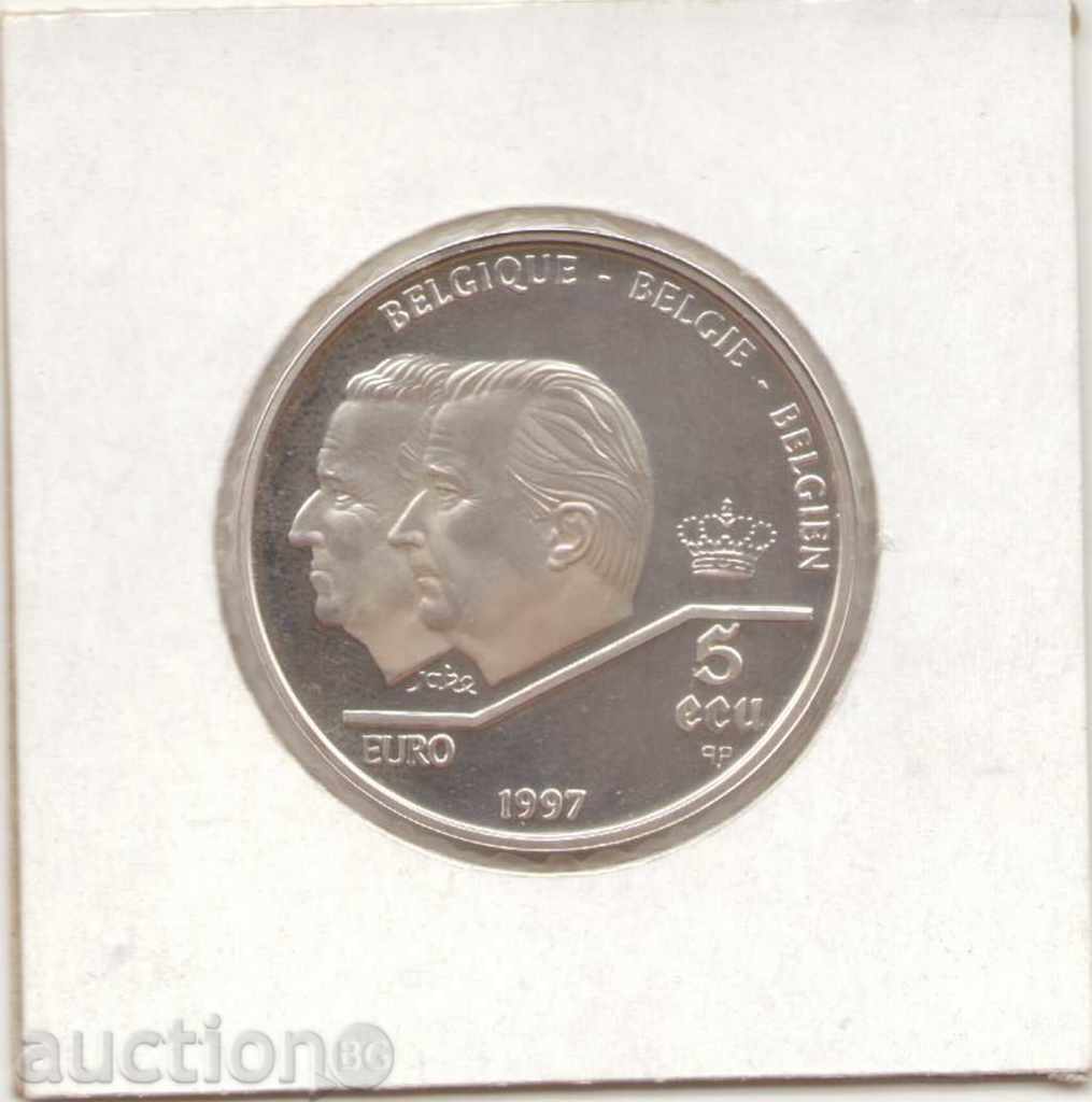 ++ Βέλγιο-5 ECU-1997-KM # 205-Συνθήκη της Ρώμης-ασημί ++ ++ Βέλγιο-5 ECU-1997-KM # 205-Συνθήκη της Ρώμης-ασημί ++