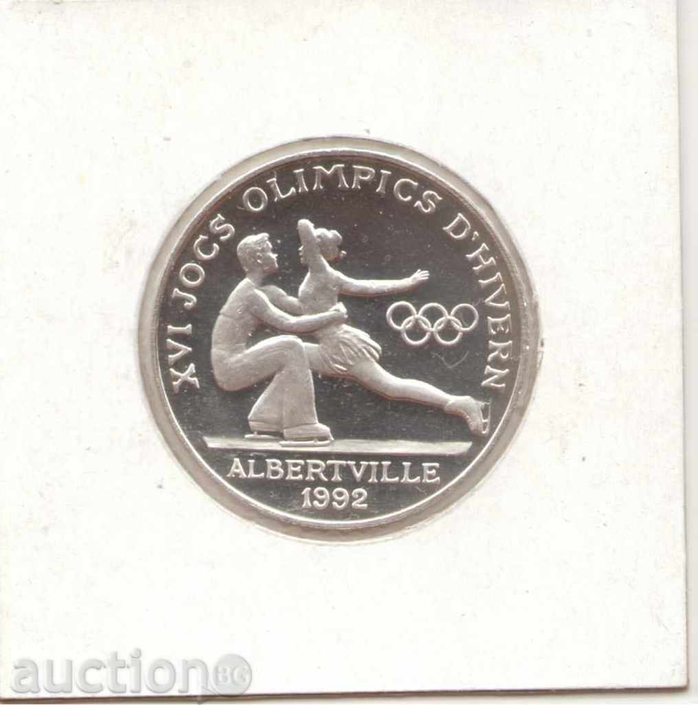 Andorra-20 Diners-1988-KM # -1992 Iarna Olympia-argint ++