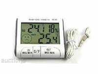 Thermometer, hygrometer, external, internal temperature dc 103