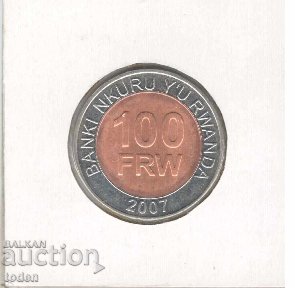 Livrarea ++ Ruanda-100 Amafaranga-2007-KM # 32 ++