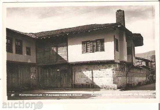 Postcard Bulgaria Koprivshtitsa Karavelov house *