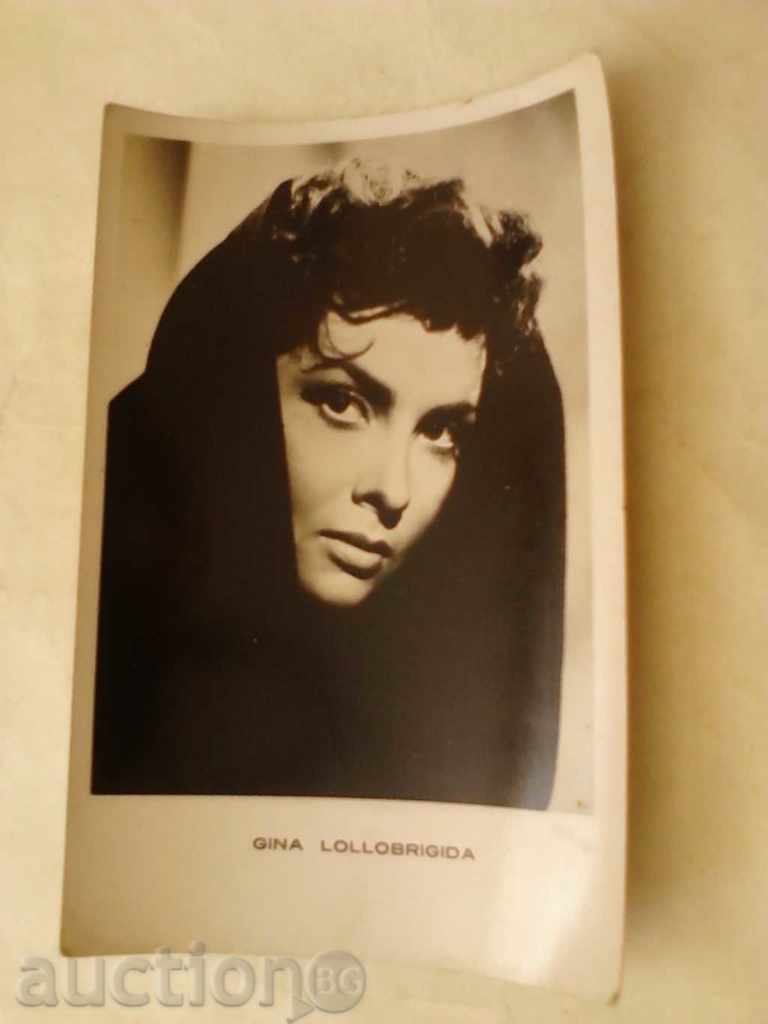 Пощенска картичка Gina Lollobrigida