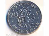 Polinezia franceză 20 franci 1997