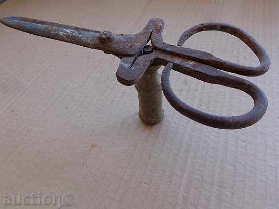Delivery of Old wrought iron scissors, wrought iron primitive Delivery of Old wrought iron scissors, wrought iron primitive