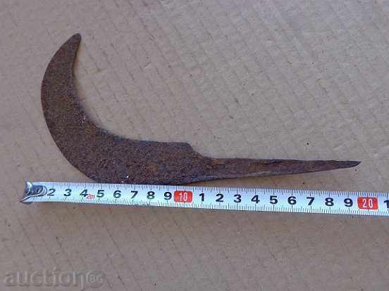 Auction Old hand-made fork, wrought iron, chopper Auction Old hand-made fork, wrought iron, chopper