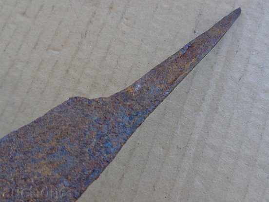 Delivery of Old hand-made fork, wrought iron, chopper Delivery of Old hand-made fork, wrought iron, chopper