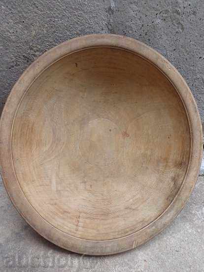 Large wooden bowl, round trough, wooden, primitive tray with price 399.90 BGN | € 204.47 Large wooden bowl, round trough, wooden, primitive tray with price 399.90 BGN | € 204.47