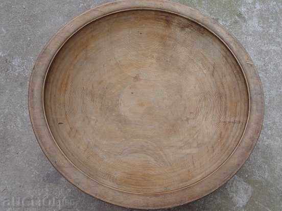 Large wooden bowl, round trough, wooden, primitive tray Large wooden bowl, round trough, wooden, primitive tray