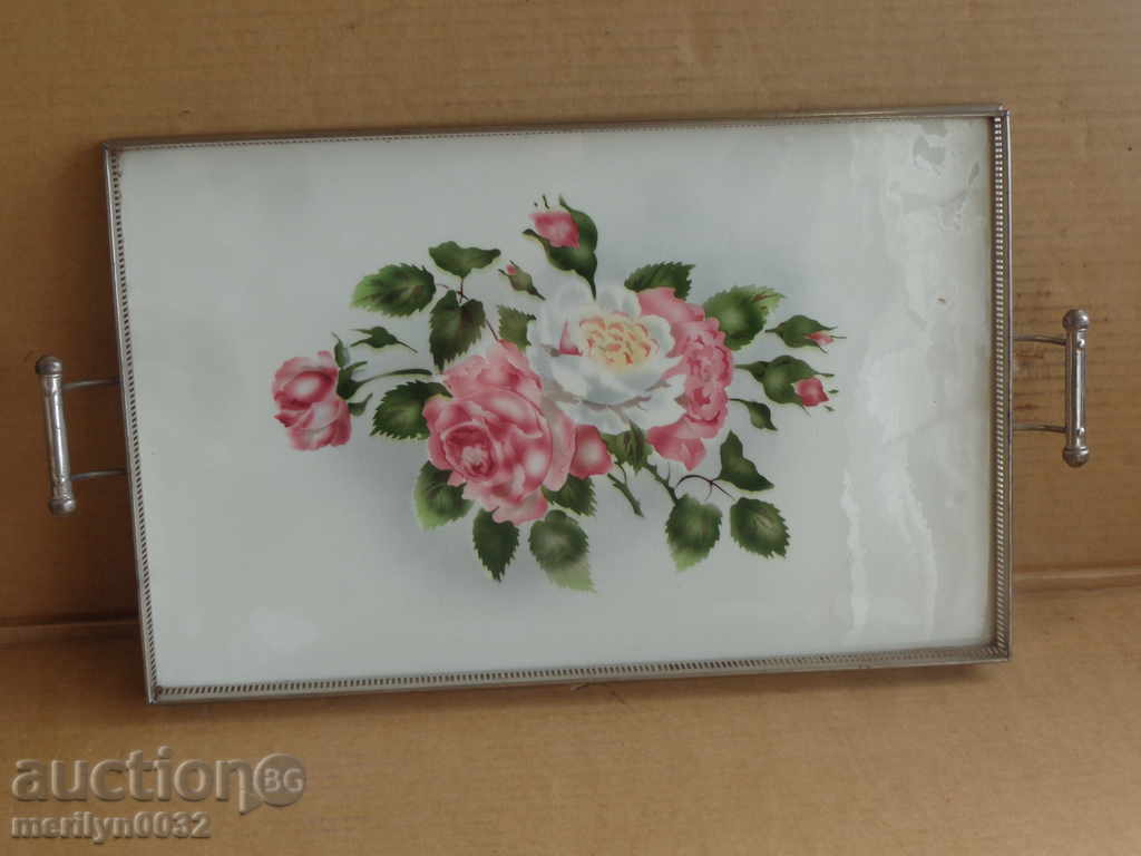 An old tray, porcelain, a teapot - 6 An old tray, porcelain, a teapot - 6