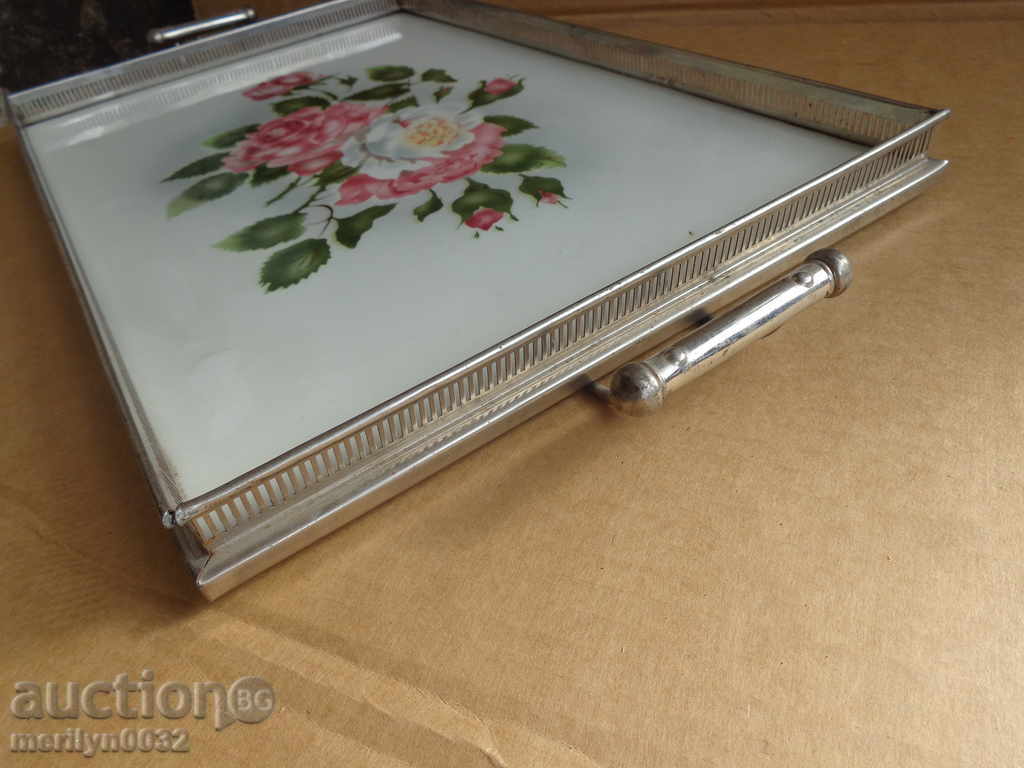 An old tray, porcelain, a teapot - 7 An old tray, porcelain, a teapot - 7