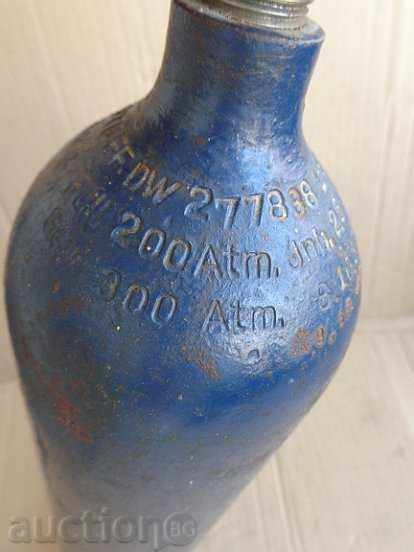Old oxygen bottle from an army infirmary - 6 Old oxygen bottle from an army infirmary - 6