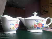 КАНА за чай и кана за мляко-Кахла