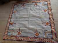 Old box with embroidery, tulle