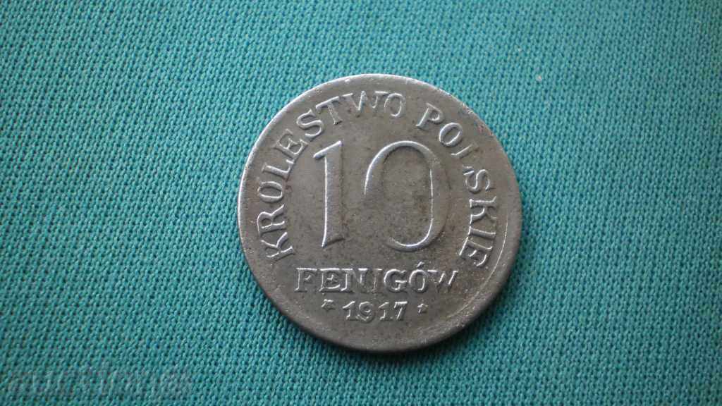 Germania pentru Polonia 10 Phoenix 1917 Rare cu preț € 7.67 | 15.00 BGN Germania pentru Polonia 10 Phoenix 1917 Rare cu preț € 7.67 | 15.00 BGN