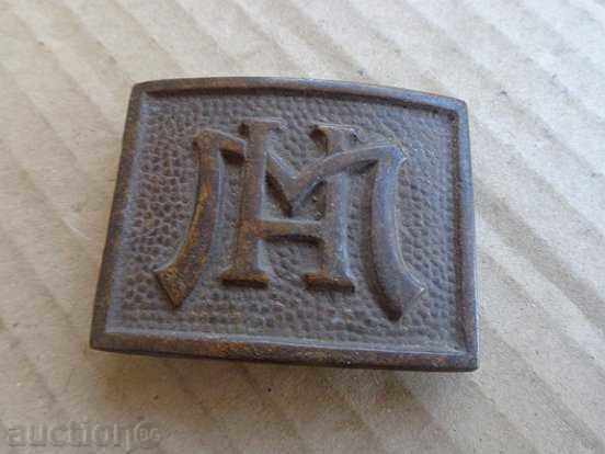 Соц бронзова тока Народна милиция 50-те год катарама колан - 5