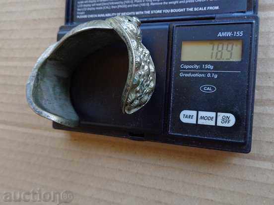 Βραχιόλι από ασήμι αναγέννησης τύπου «σφεντόνα», κοσμήματα, κοσμήματα - 6 Βραχιόλι από ασήμι αναγέννησης τύπου «σφεντόνα», κοσμήματα, κοσμήματα - 6