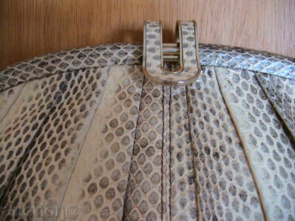 ORIGINAL, OLD, ATTRACTIVE BAG, SNAKE SKIN with price 299.00 BGN | € 152.88