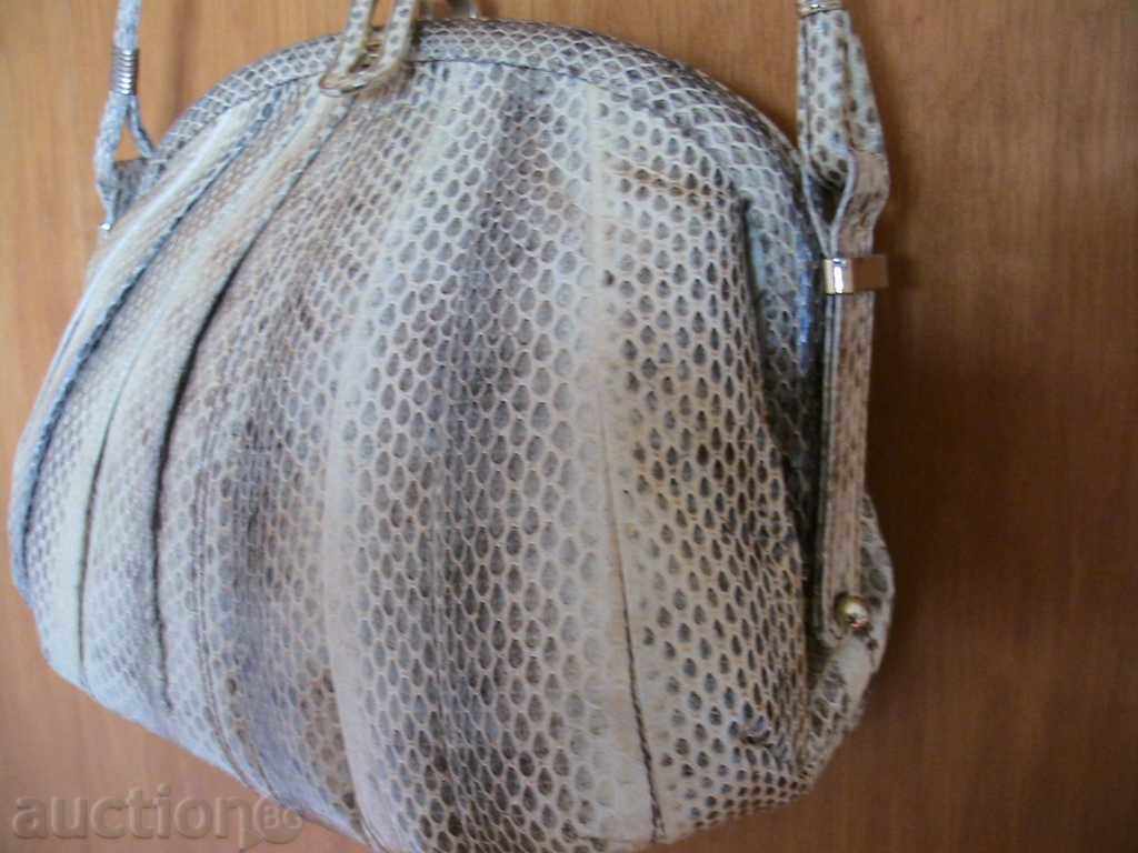 Delivery of ORIGINAL, OLD, ATTRACTIVE BAG, SNAKE SKIN