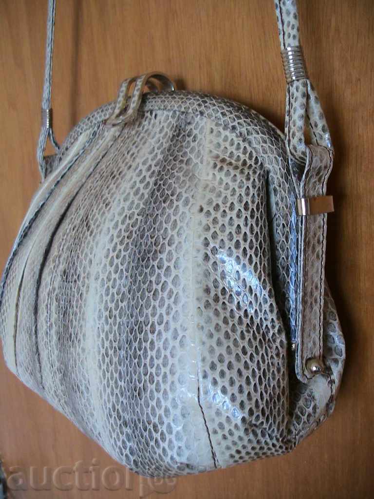 ORIGINAL, OLD, ATTRACTIVE BAG, SNAKE SKIN - 5