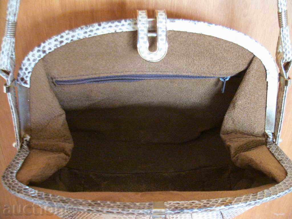 ORIGINAL, OLD, ATTRACTIVE BAG, SNAKE SKIN - 7
