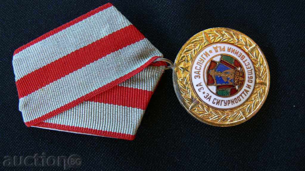 CONFIDENTIAL MEDAL - SECURITY AND PUBLIC ORDER - Ministry of Interior