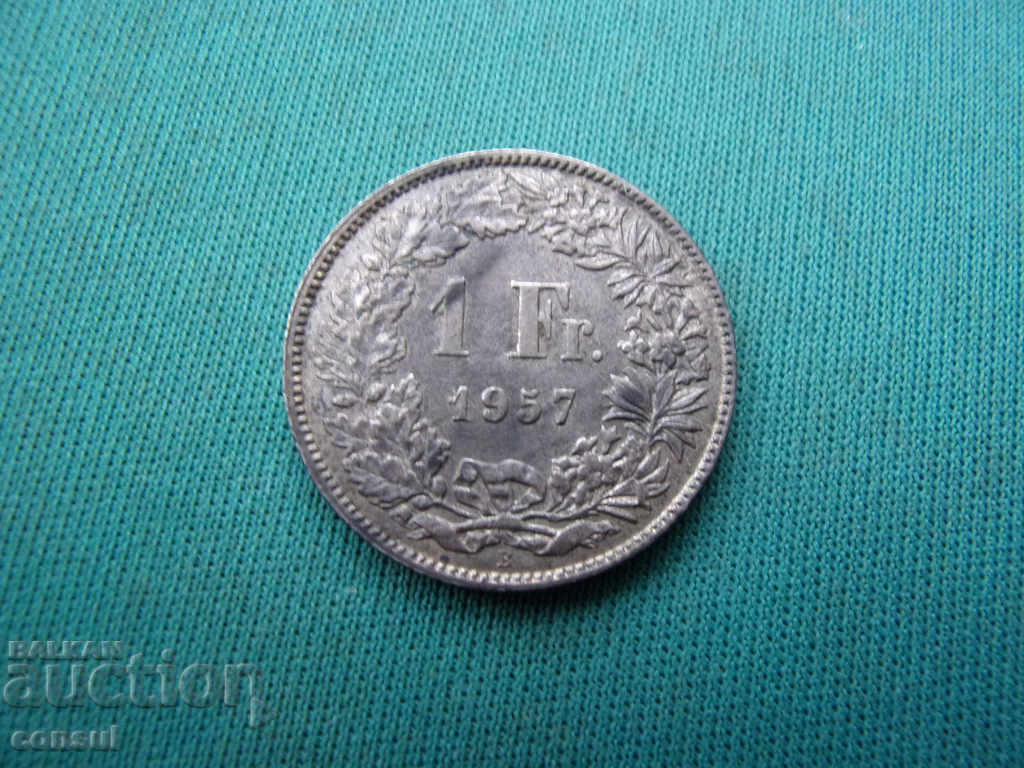 Elveția 1 Franc 1957 Argint cu preț € 6.14 | 12.01 BGN Elveția 1 Franc 1957 Argint cu preț € 6.14 | 12.01 BGN