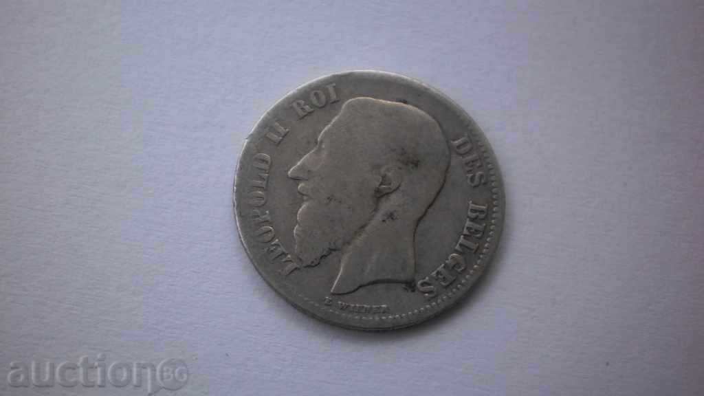 Belgia 50 de cenți 1899 Rare monede cu preț € 7.67 | 15.00 BGN