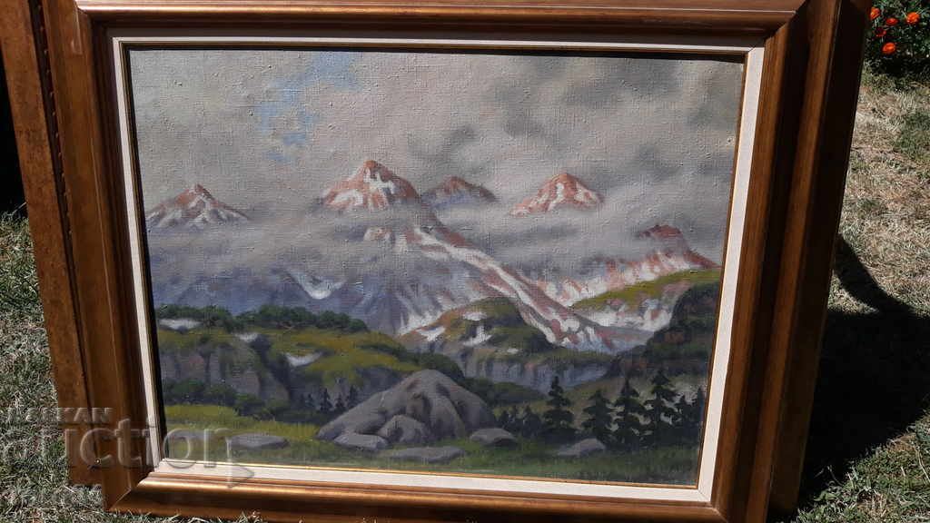 ALEXANDER Milenkov (1882-1971) PEISAJ "Pirin" JURUL 1939