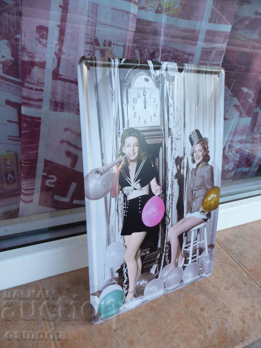 Metal plate miscellaneous Chick erotica balloons clock party hour with price 18.00 BGN | € 9.20 Metal plate miscellaneous Chick erotica balloons clock party hour with price 18.00 BGN | € 9.20