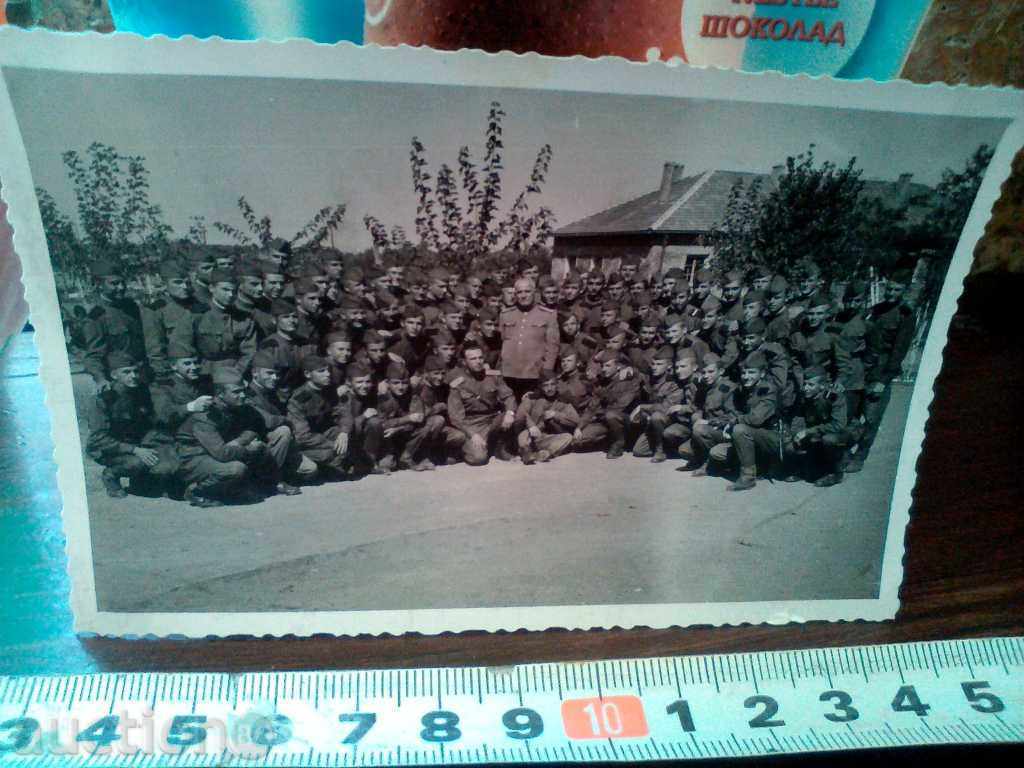 FOTOGRAFIE VECHE SOLDATI OFIȚERI