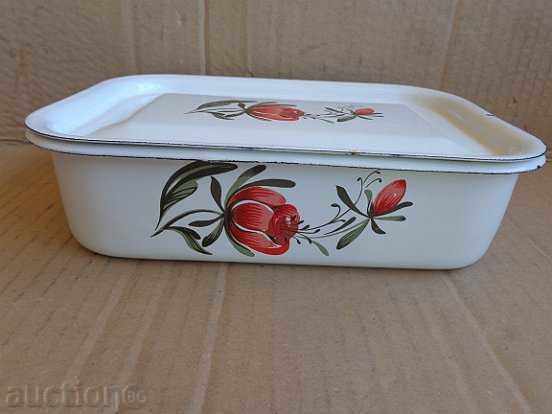 Enamelled enamel food box - 5
