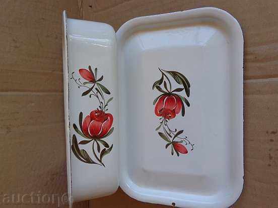 Enamelled enamel food box - 6