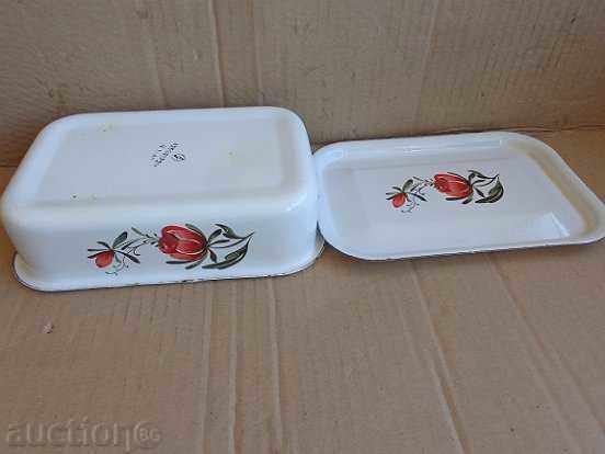 Enamelled enamel food box - 7