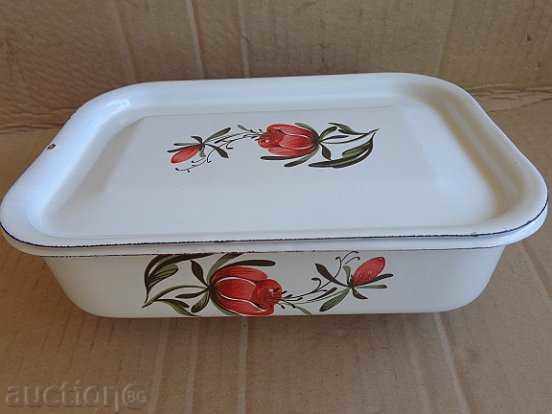 Enamelled enamel food box - 7