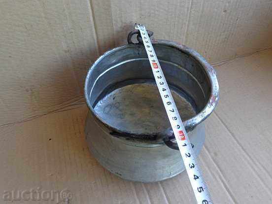 Old tinned kettle, pit, copper, kettle, blue, kettle - 5