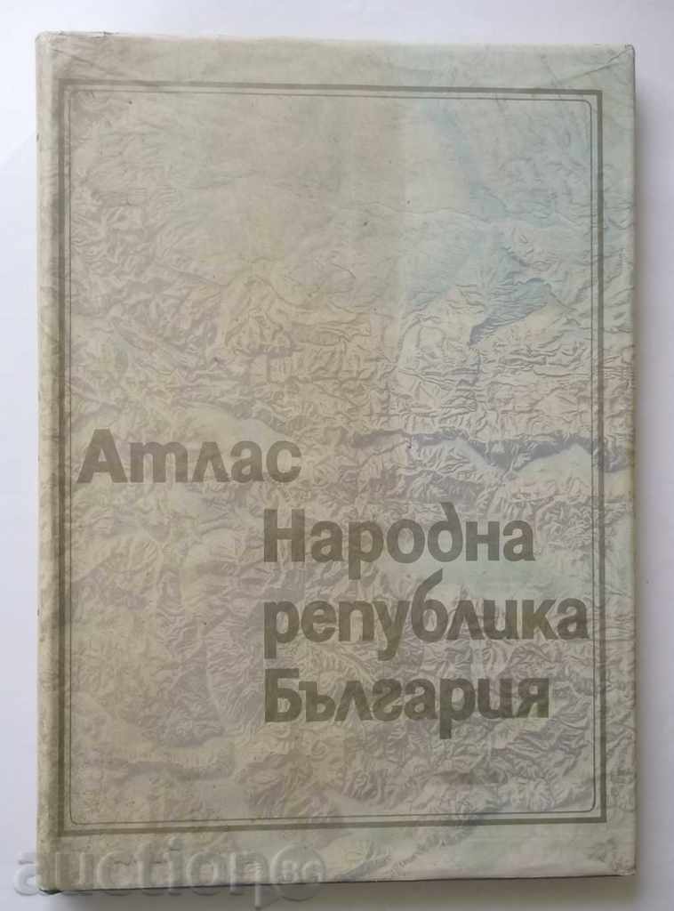 Atlasul Republicii Bulgaria în 1973