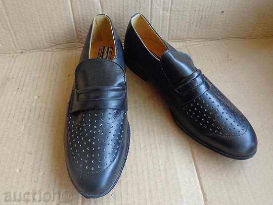 Men's leather shoes new number №42 quality late 80's with price 57.00 BGN | € 29.14