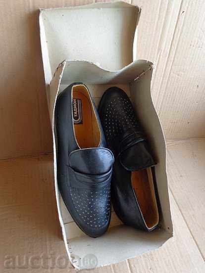 Men's leather shoes new number №42 quality late 80's - 7