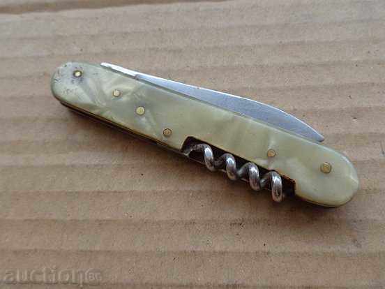 Old knife, opener, corkscrew, knife with price 39.00 BGN | € 19.94