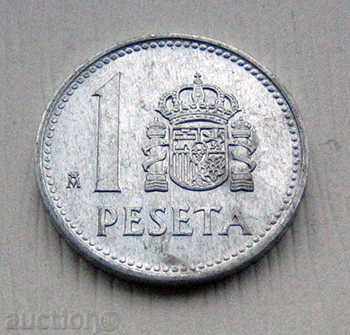 Испания 1 песета  1988 / Spain 1 Peseta 1988