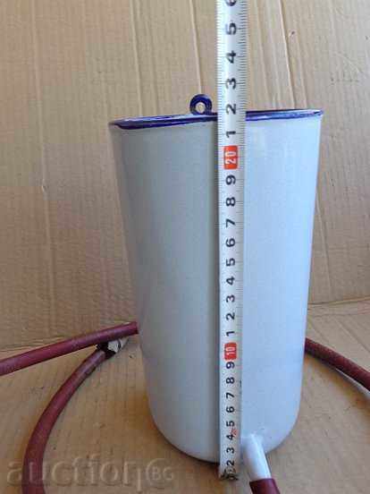 Enamelled enemy vessel, purge system, enamel with price 30.00 BGN | € 15.34 Enamelled enemy vessel, purge system, enamel with price 30.00 BGN | € 15.34