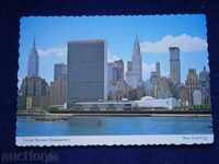 Old card NEW YORK - USA - THE UN BUILDING -8O-TE