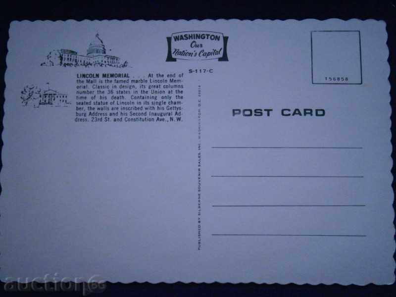 Old Card WASHINGTON - USA - MEMORIAL LINAL 80-YE GOD with price 5.00 BGN | € 2.56 Old Card WASHINGTON - USA - MEMORIAL LINAL 80-YE GOD with price 5.00 BGN | € 2.56