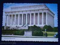 Old Card WASHINGTON - USA - MEMORIAL LINAL 80-YE GOD